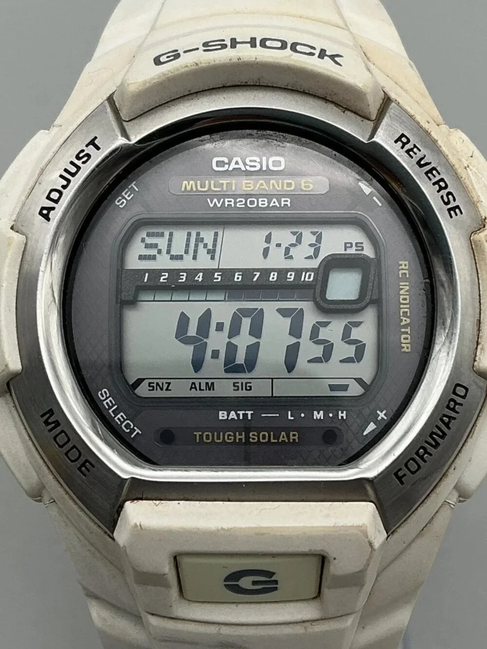 Casio White G-Shock GWM850 Watch